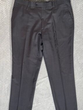 Tiglio Luxe Lana Merino Extrafino Super150's Wool Mens Dress Pant Trouser 40R